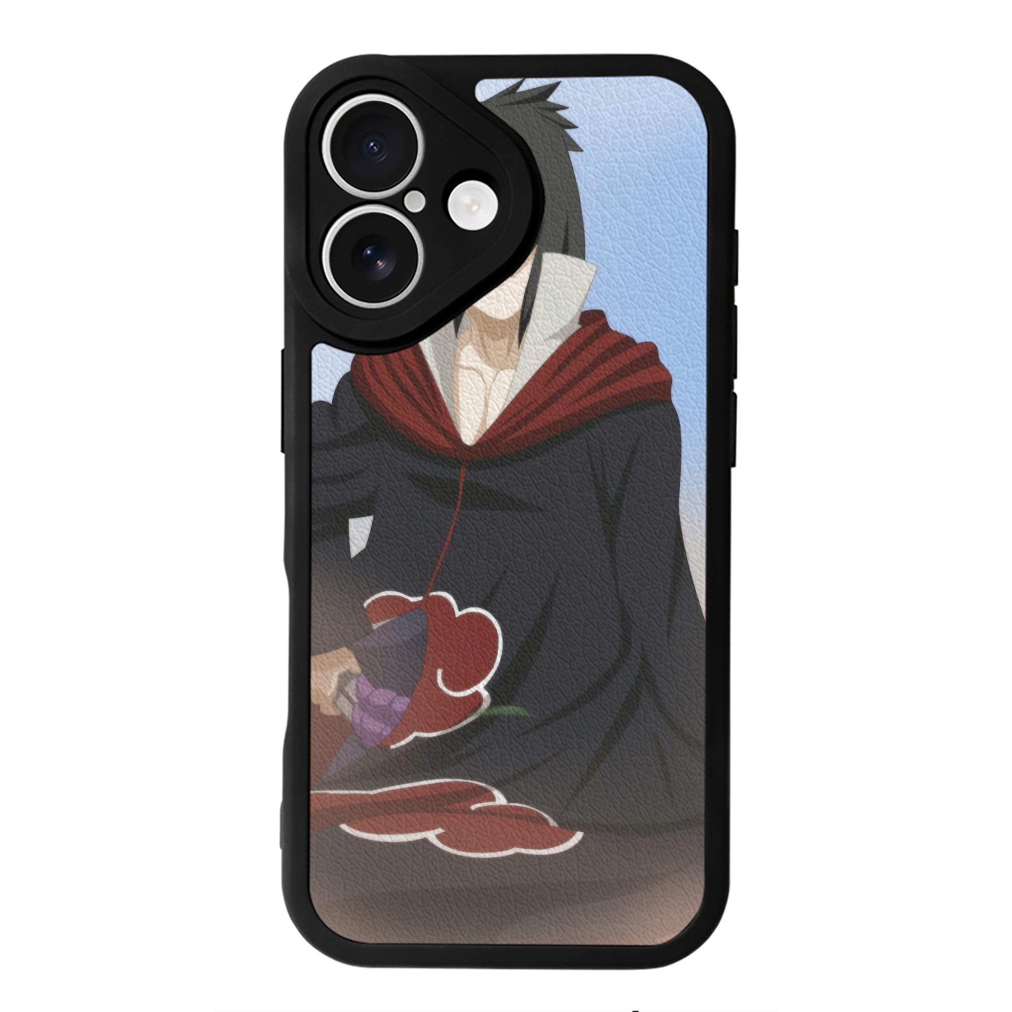 （画像用） NARUTO -ナルト- NARUTO -ナルト- 疾風伝 【iPhone 16シリーズ対応】シリコンスマホケース（レザー調） 材質：シリコン